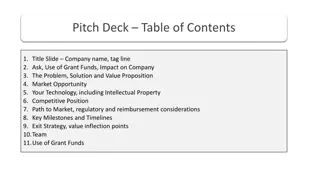 Comprehensive Pitch Deck Structure for Funding Success