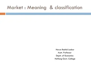 Understanding Market: Meaning and Classification