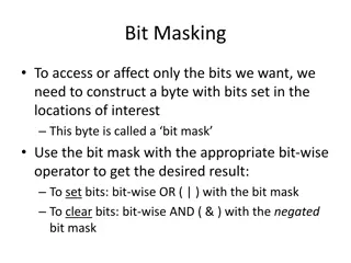 Bit Masking and Bitwise Operations for Efficient Bit Manipulation