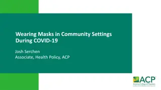 Importance of Mask-Wearing in Community Settings During COVID-19