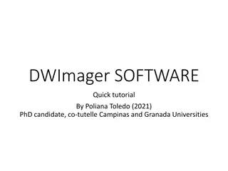 Quick Tutorial for DWImager Software by Poliana Toledo