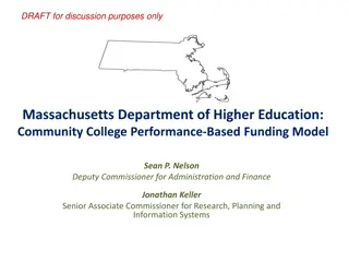 Massachusetts Community College Performance-Based Funding Model