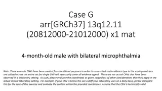 Evaluation of Genomic Deletion in a 4-Month-Old Male with Bilateral Microphthalmia