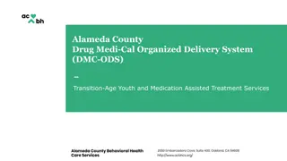 Alameda County DMC-ODS Transitional Age Youth Services Overview