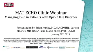 Managing Pain in Patients with Opioid Use Disorder: Strategies and Approaches