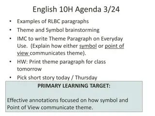 Analyzing Theme and Symbolism in 