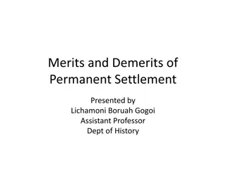 Analysis of Permanent Settlement in British India