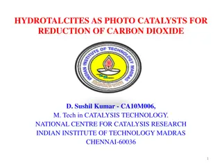 Utilizing Hydrotalcites as Photo Catalysts for Carbon Dioxide Reduction