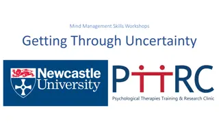 Effective Mind Management Skills Workshop for Overcoming Uncertainty