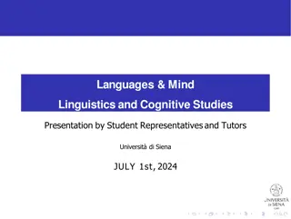 Comprehensive Overview of Linguistics and Cognitive Studies Program at University di Siena