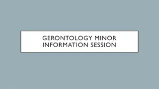 Explore the Gerontology Minor Program at Montclair State University