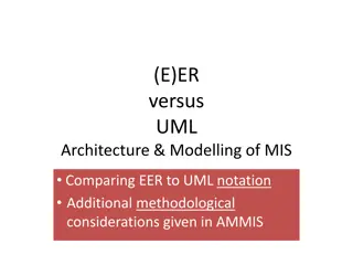 Comparing EER and UML Architecture for Modelling of MIS