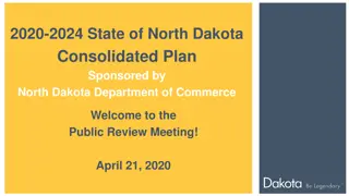 North Dakota 2020-2024 Consolidated Plan Overview