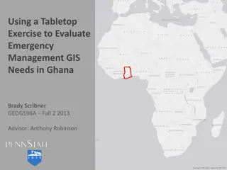 Enhancing Emergency GIS Capacity in Ghana through Tabletop Exercises