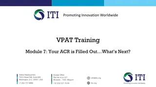 The ACR Process for VPAT Training Module 7