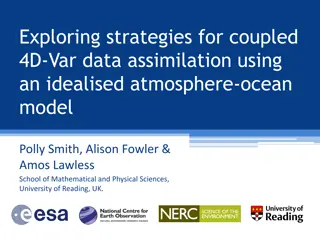 Strategies for Coupled 4D-Var Data Assimilation in an Idealised Atmosphere-Ocean Model