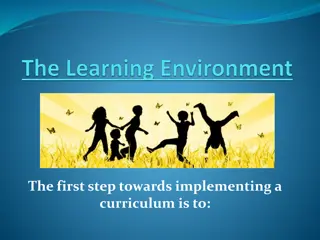 Implementing a Curriculum: Key Steps for Classroom Organization and Community Building