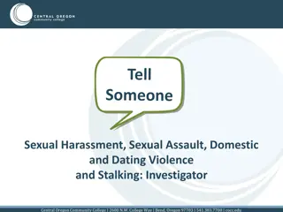 Understanding Sexual Harassment and Assault Policies at Central Oregon Community College