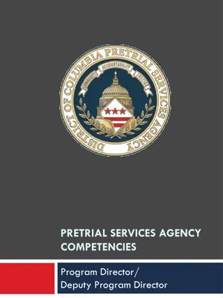 Pretrial Services Agency Competencies for Program Directors