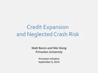 Credit Expansion and Crash Risk in Financial Markets