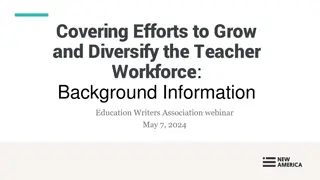 Diversifying Pathways into Teaching: Insights and Strategies