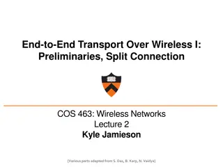 Layering in Wireless Networks