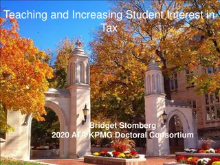 Engaging Students in Tax Education for Start-Up Business Success