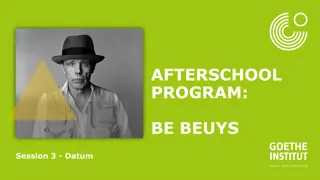 Exploring the Concept of Artistry with BEUYS - After-School Program Session 3