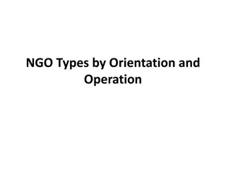 Understanding Different Types of NGOs by Orientation and Operation