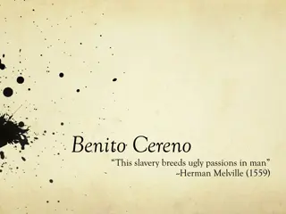 Allegory and Paternalism in 'Benito Cereno' by Herman Melville