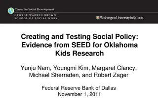 Enhancing Child Development through Social Policy: Insights on Child Development Accounts and Inclusive 529 College Savings Plans