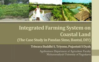 Integrated Farming System on Coastal Land: A Case Study in Pandan Simo, Bantul, DIY