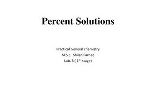 Percent Solutions in Chemistry