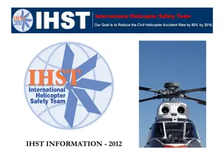 Enhancing Helicopter Safety Through IHST Initiatives