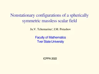 Nonstationary Configurations of a Spherically Symmetric Scalar Field