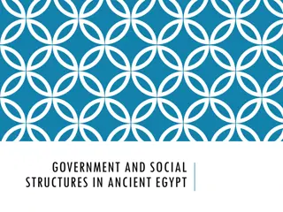 Ancient Egypt's Government and Social Structures