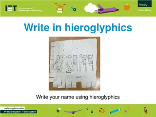 Unveiling the Mystery of Hieroglyphics: Write Your Name in Ancient Egyptian Symbols