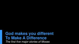 The Inspiring Stories of Moses: Making a Difference