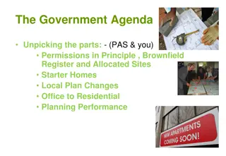 Government Agenda for Brownfield Land Development