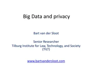 Understanding Big Data and Privacy: Challenges and Perspectives