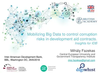 Leveraging Big Data for Monitoring Corruption Risks in Development Aid Contracts