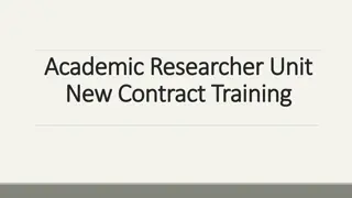 Academic Researchers' Union Contract Details at UC System