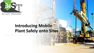 Ensuring Safe Introduction of Mobile Plant Equipment