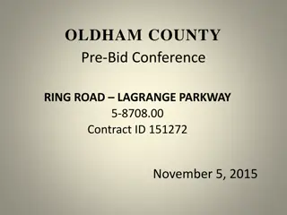 Oldham County Pre-Bid Conference Summary and Project Permits Overview