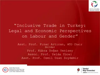 Promoting Gender Equality in Trade: Turkey's Legal and Economic Perspectives