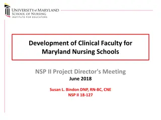 Clinical Faculty Development Program for Maryland Nursing Schools