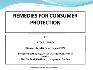 Competition and Consumer Protection Commission: Remedies, Fines, and Guidelines