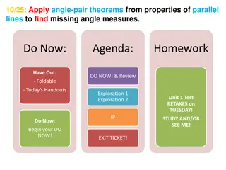 Angle Pair Theorems in Geometry