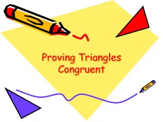 Triangle Congruence Proofs