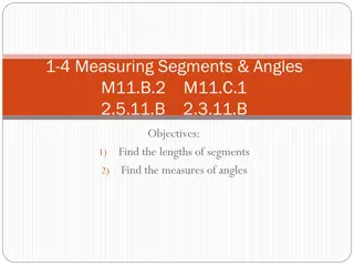 Geometry: Segment and Angle Measurement